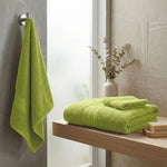 3-Piece Cotton Towel Set Plush Terry Towels Atlas