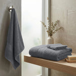 3-Piece Cotton Towel Set Plush Terry Towels Atlas