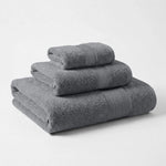 3-Piece Cotton Towel Set Plush Terry Towels Atlas