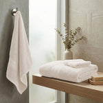 3-Piece Cotton Towel Set Plush Terry Towels Atlas