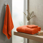 3-Piece Cotton Towel Set Plush Terry Towels Atlas