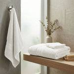 3-Piece Cotton Towel Set Plush Terry Towels Atlas