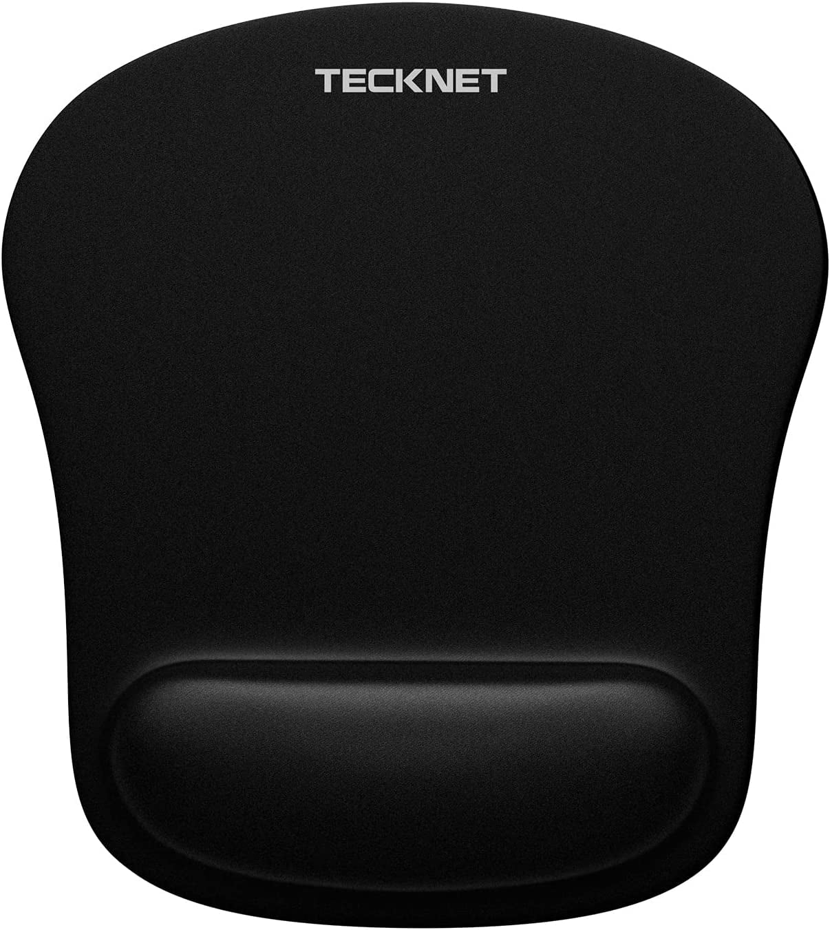 Mouse Pad with Wrist Support,  Ergonomic Gaming Mouse Pad Pain Relief, Portable Comfortable Mousepad for Computer, Laptop, Office, Home and Travel, Non-Slip Base, Waterproof Surface, Black