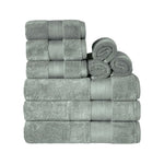 Turkish Cotton Bath Towel Set 9 Piece