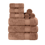 Turkish Cotton Bath Towel Set 9 Piece