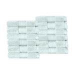 Aria Turkish Cotton Face Towels 12-Piece Set