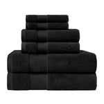 6 Piece Towel Set 100% Turkish Cotton Plush - Aria