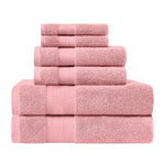 6 Piece Towel Set 100% Turkish Cotton Plush - Aria