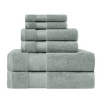 6 Piece Towel Set 100% Turkish Cotton Plush - Aria