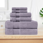 6 Piece Towel Set 100% Turkish Cotton Plush - Aria