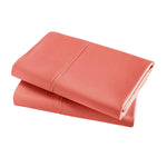 100% Egyptian Cotton 700 Thread Count Solid Pillowcase Set