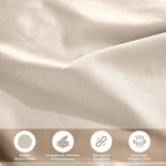100% Egyptian Cotton 700 Thread Count Solid Pillowcase Set