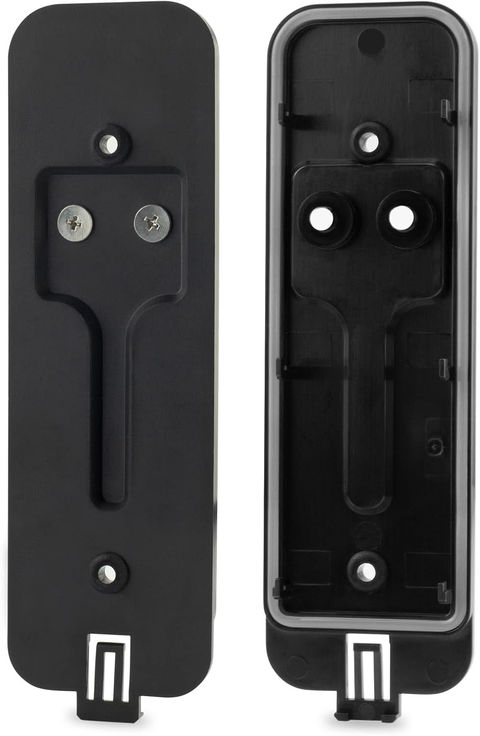 Black Backplate for Blink Video Doorbell Back Plate Replacement Part with Hooks Accessory