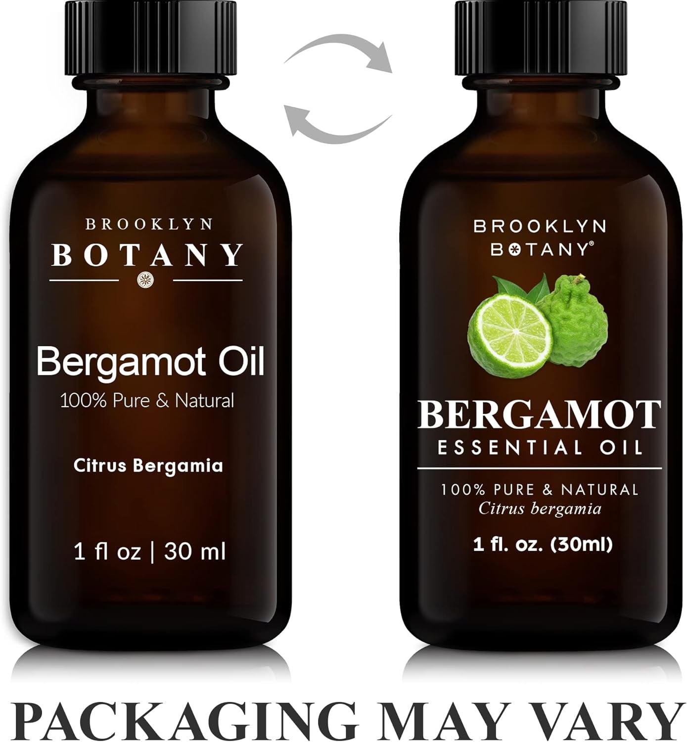 Bergamot Essential Oil – 100% Pure and Natural – Premium Grade Oil with Dropper - for Aromatherapy and Diffuser - 1 Fl Oz