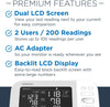 Platinum Blood Pressure Monitor, Upper Arm Cuff, Digital Bluetooth Blood Pressure Machine, Stores up to 200 Readings for Two Users (100 Readings Each)