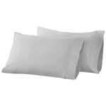 100% Egyptian Cotton 850 Thread Count Solid Bed Pillowcase Set