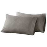 100% Egyptian Cotton 850 Thread Count Solid Bed Pillowcase Set