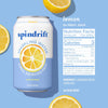 Sparkling Water, Lemon Flavored, Made with Real Squeezed Fruit, 12 Fl Oz Cans, Pack of 24 (Only 3 Calories per Can)