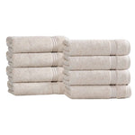 Heritage Egyptian Cotton Plush Thick Absorbent Hand Towel Set of 8