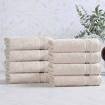 Heritage Egyptian Cotton Plush Thick Absorbent Hand Towel Set of 8