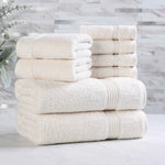 Egyptian Cotton Heritage Plush Towel Set 8 Piece