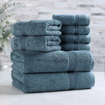 Egyptian Cotton Heritage Plush Towel Set 8 Piece
