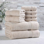 Egyptian Cotton Heritage Plush Towel Set 8 Piece