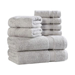 Egyptian Cotton Heritage Plush Towel Set 8 Piece