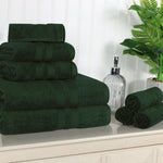 Superior Ultra-Soft Cotton Quick-Drying Solid 8 Piece Towel Set
