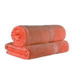 Madeline Egyptian Cotton Bath Towels - Plush Bath Sheet Set of 2