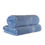 Madeline Egyptian Cotton Bath Towels - Plush Bath Sheet Set of 2