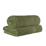 Madeline Egyptian Cotton Bath Towels - Plush Bath Sheet Set of 2