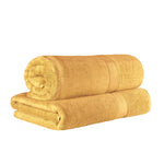 Madeline Egyptian Cotton Bath Towels - Plush Bath Sheet Set of 2