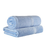 Madeline Egyptian Cotton Bath Towels - Plush Bath Sheet Set of 2