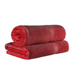 Madeline Egyptian Cotton Bath Towels - Plush Bath Sheet Set of 2