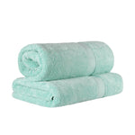 Madeline Egyptian Cotton Bath Towels - Plush Bath Sheet Set of 2