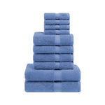 10-Piece Egyptian Cotton Plush Towel Set - Madeline