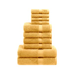 10-Piece Egyptian Cotton Plush Towel Set - Madeline