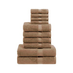 10-Piece Egyptian Cotton Plush Towel Set - Madeline