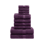 10-Piece Egyptian Cotton Plush Towel Set - Madeline