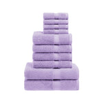 10-Piece Egyptian Cotton Plush Towel Set - Madeline