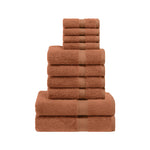 10-Piece Egyptian Cotton Plush Towel Set - Madeline