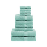 10-Piece Egyptian Cotton Plush Towel Set - Madeline