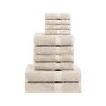 10-Piece Egyptian Cotton Plush Towel Set - Madeline