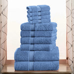 10-Piece Egyptian Cotton Plush Towel Set - Madeline