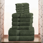 10-Piece Egyptian Cotton Plush Towel Set - Madeline