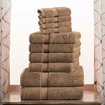 10-Piece Egyptian Cotton Plush Towel Set - Madeline