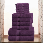 10-Piece Egyptian Cotton Plush Towel Set - Madeline