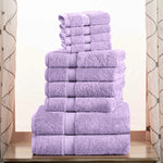 10-Piece Egyptian Cotton Plush Towel Set - Madeline