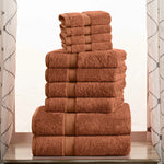 10-Piece Egyptian Cotton Plush Towel Set - Madeline